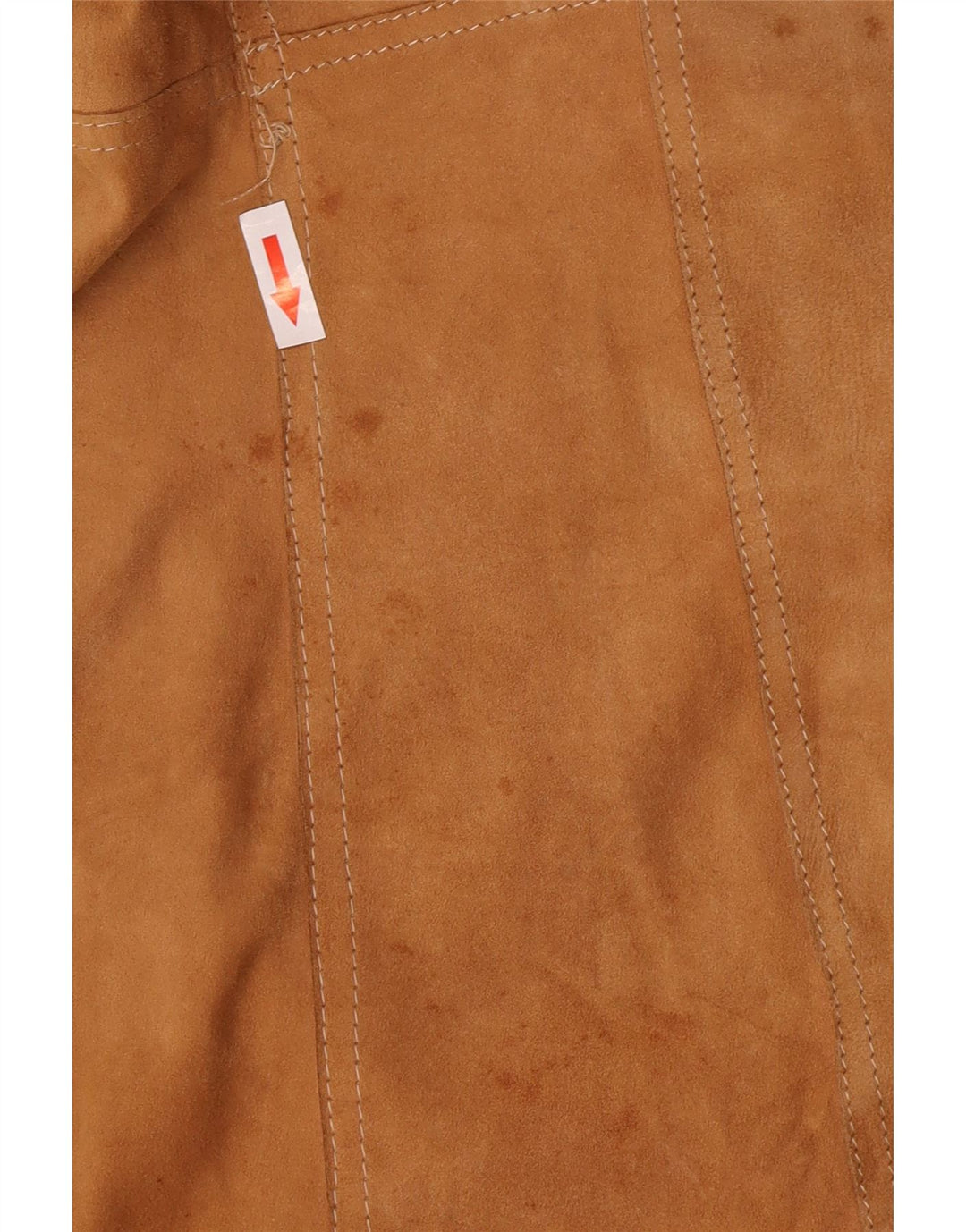Soprabito in pelle scamosciata da donna Carnaby Street UK 10 piccolo Beige