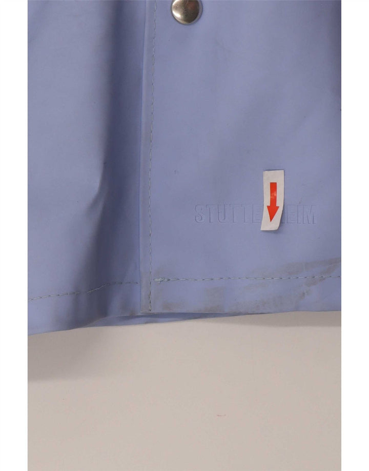Impermeabile con cappuccio da uomo Stutterheim UK 40 grande cotone blu