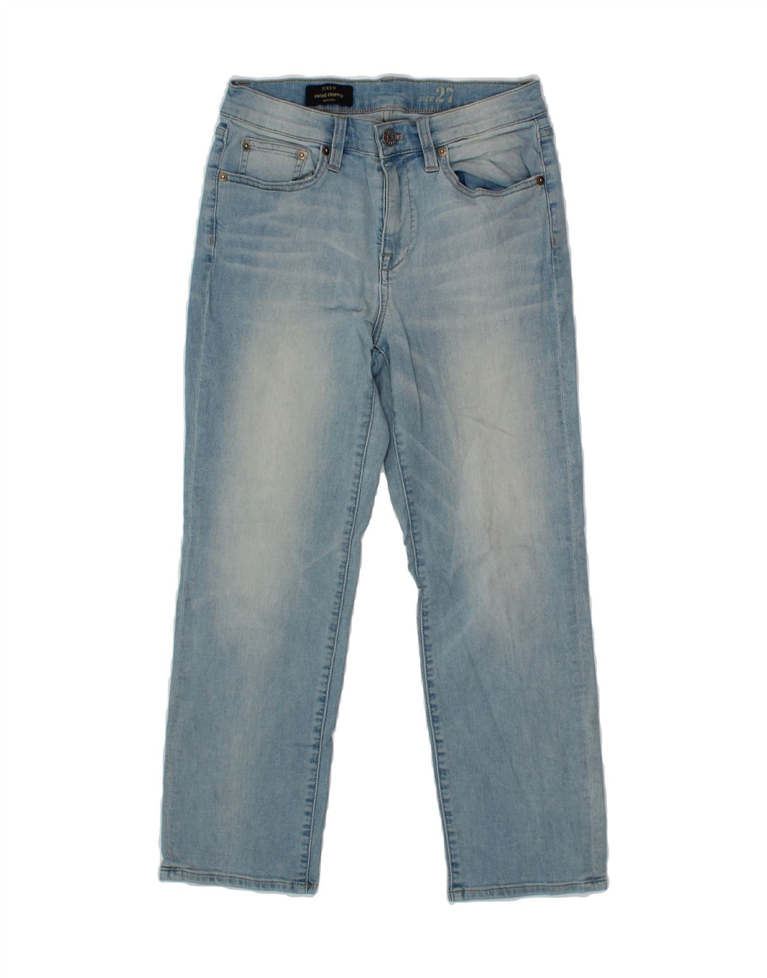 J. CREW Womens Cropped Jeans W27 L28 Blue Vintage J. Crew and Second-Hand J. Crew from Messina Hembry 