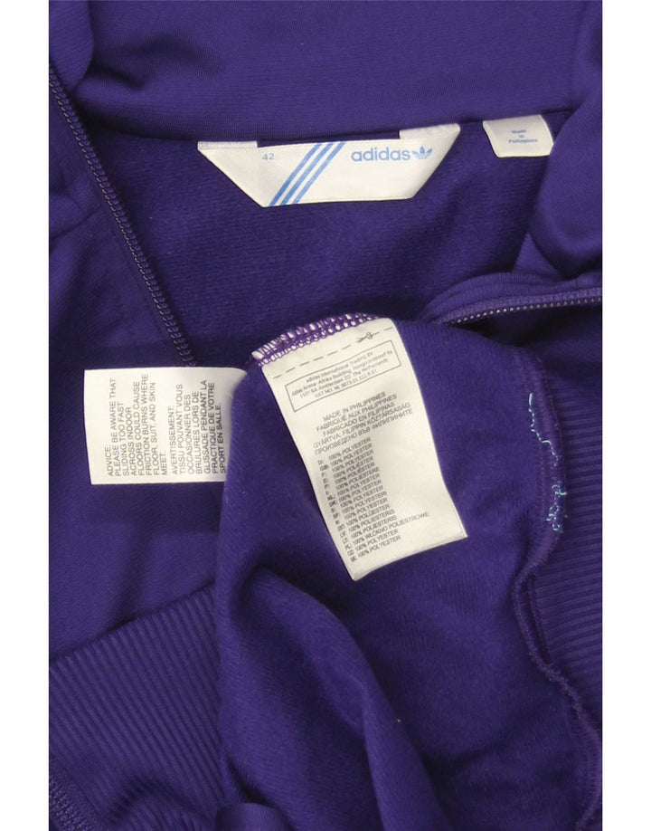 Giacca da ginnastica da donna Adidas IT 42 poliestere viola medio