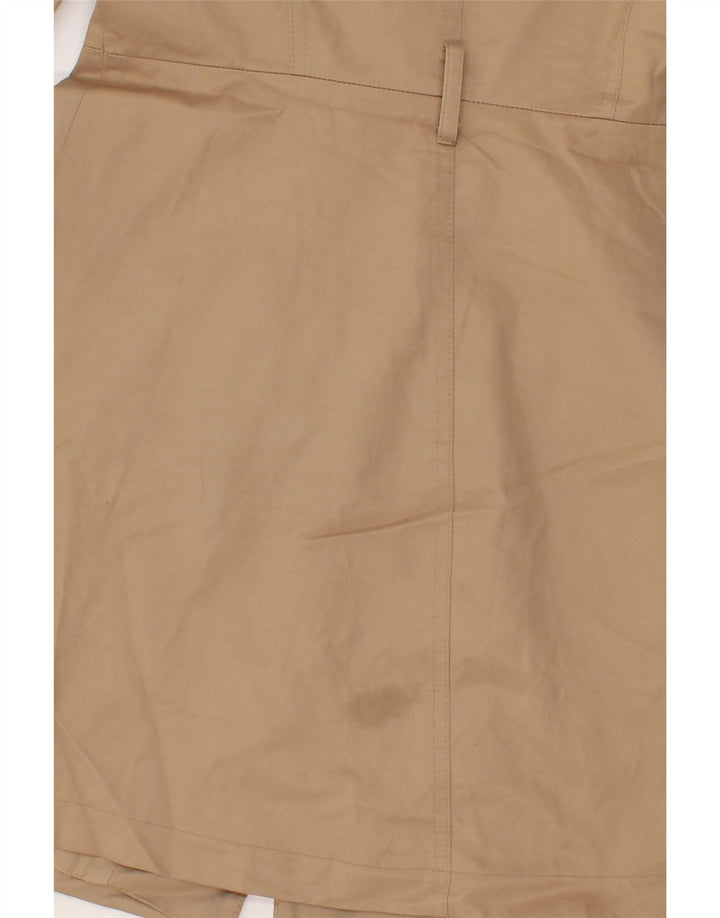 OASIS Womens Overcoat UK 10 Small Brown Cotton Vintage Oasis and Second-Hand Oasis from Messina Hembry 