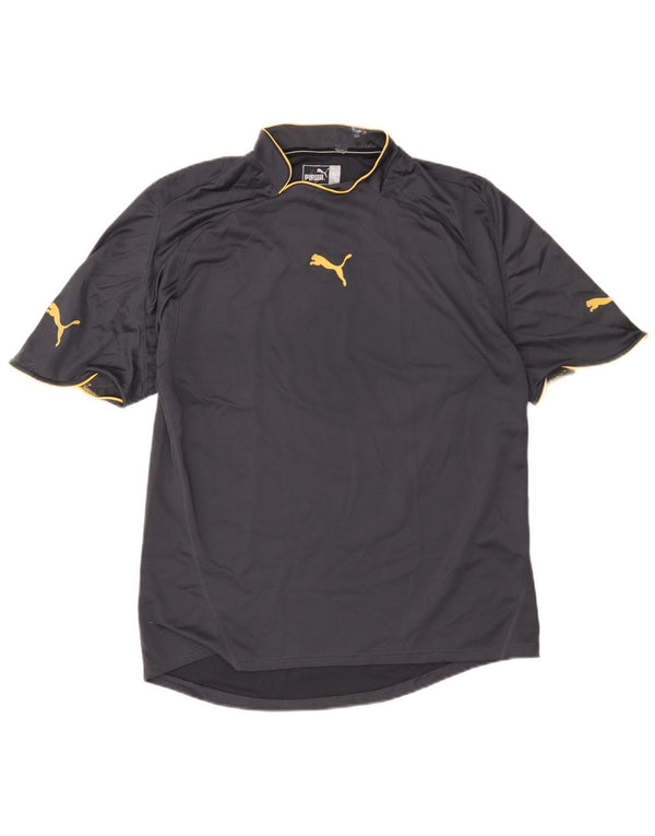 T-shirt grafica da uomo PUMA Top XL in poliestere grigio