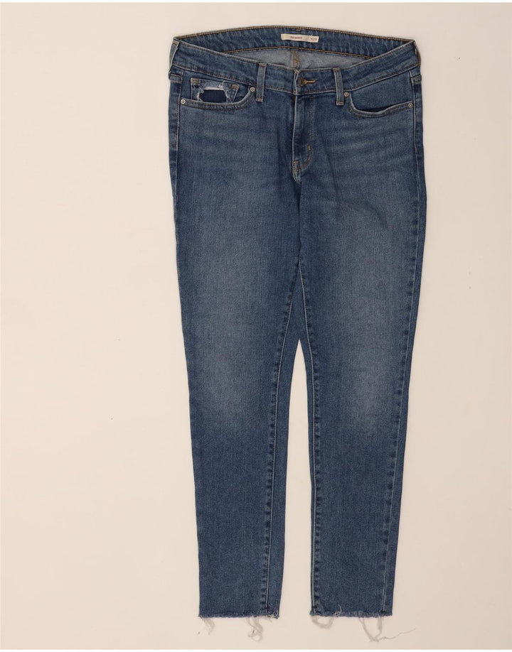 LEVI'S Womens 711 Skinny Jeans W29 L30 Blue Cotton Vintage Levi's and Second-Hand Levi's from Messina Hembry 