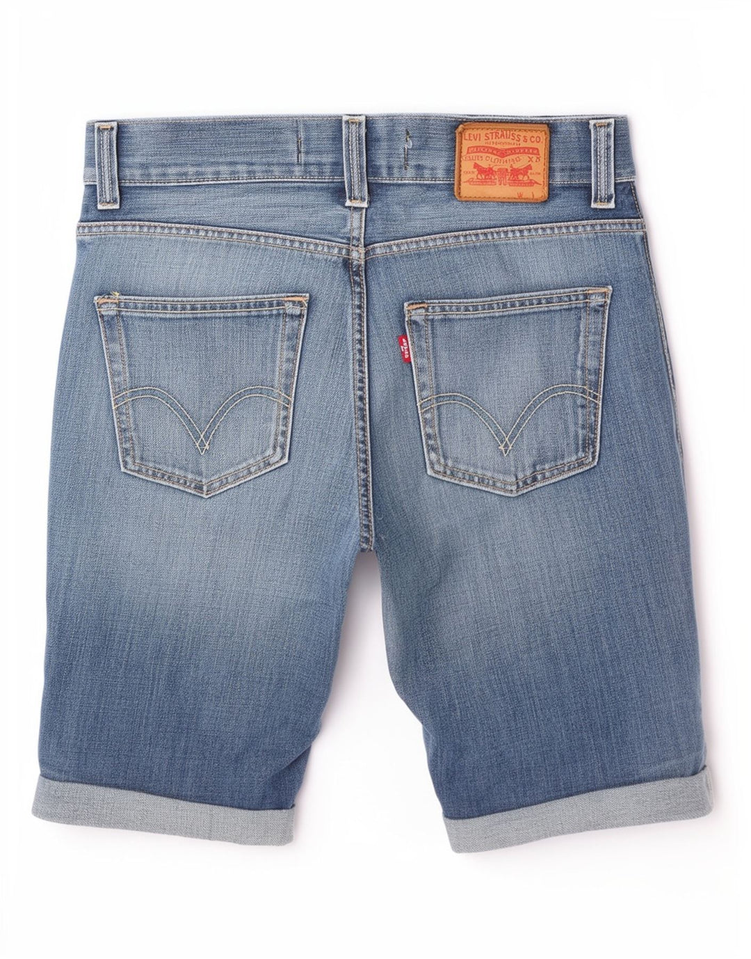 Pantaloncini di jeans Levi's 506 da uomo W31 cotone blu medio
