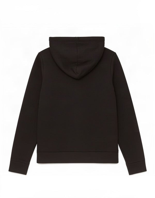 Maglione con cappuccio e zip da donna Adidas UK 8/10 piccolo cotone nero