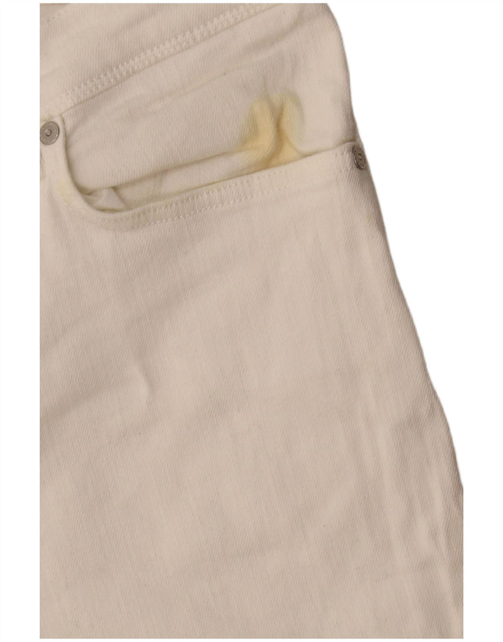 Jeans slim da uomo Zara EU 42 Large W32 L29 Bianco