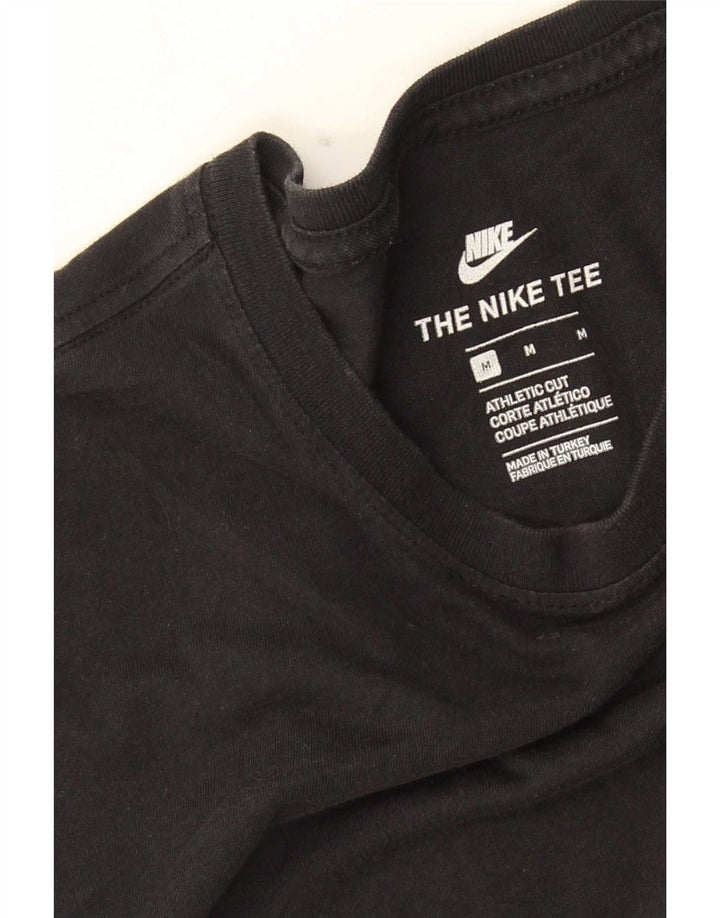 T-shirt Nike da uomo dal taglio atletico, colore nero medio