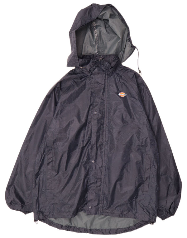 Dickies Giacca antipioggia da uomo con cappuccio UK 38 Medium Blu Navy Poliestere