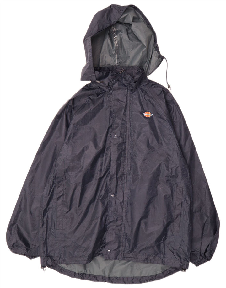 Dickies Giacca antipioggia da uomo con cappuccio UK 38 Medium Blu Navy Poliestere
