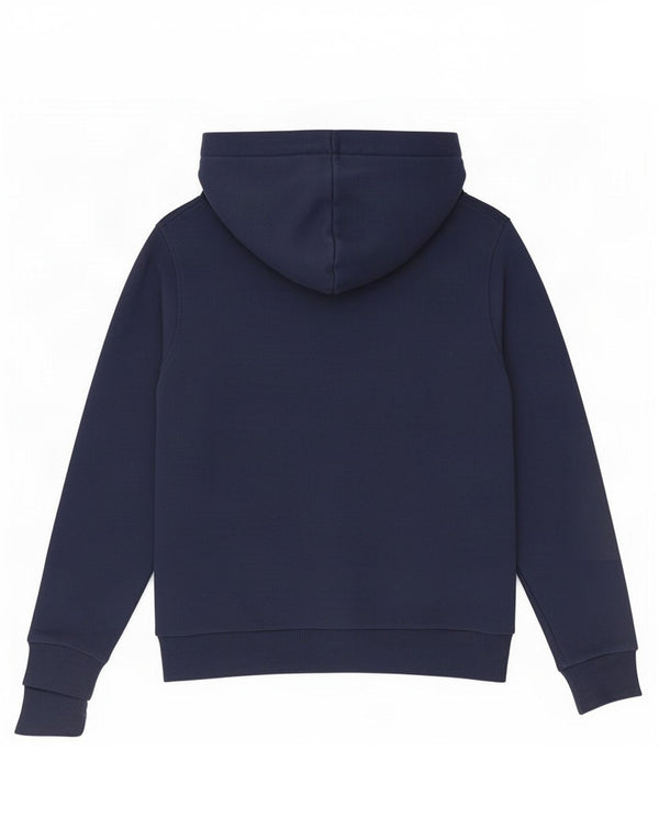 Tommy Hilfiger Womens Graphic Zip Hoodie Sweater UK 10 Small Navy Blue