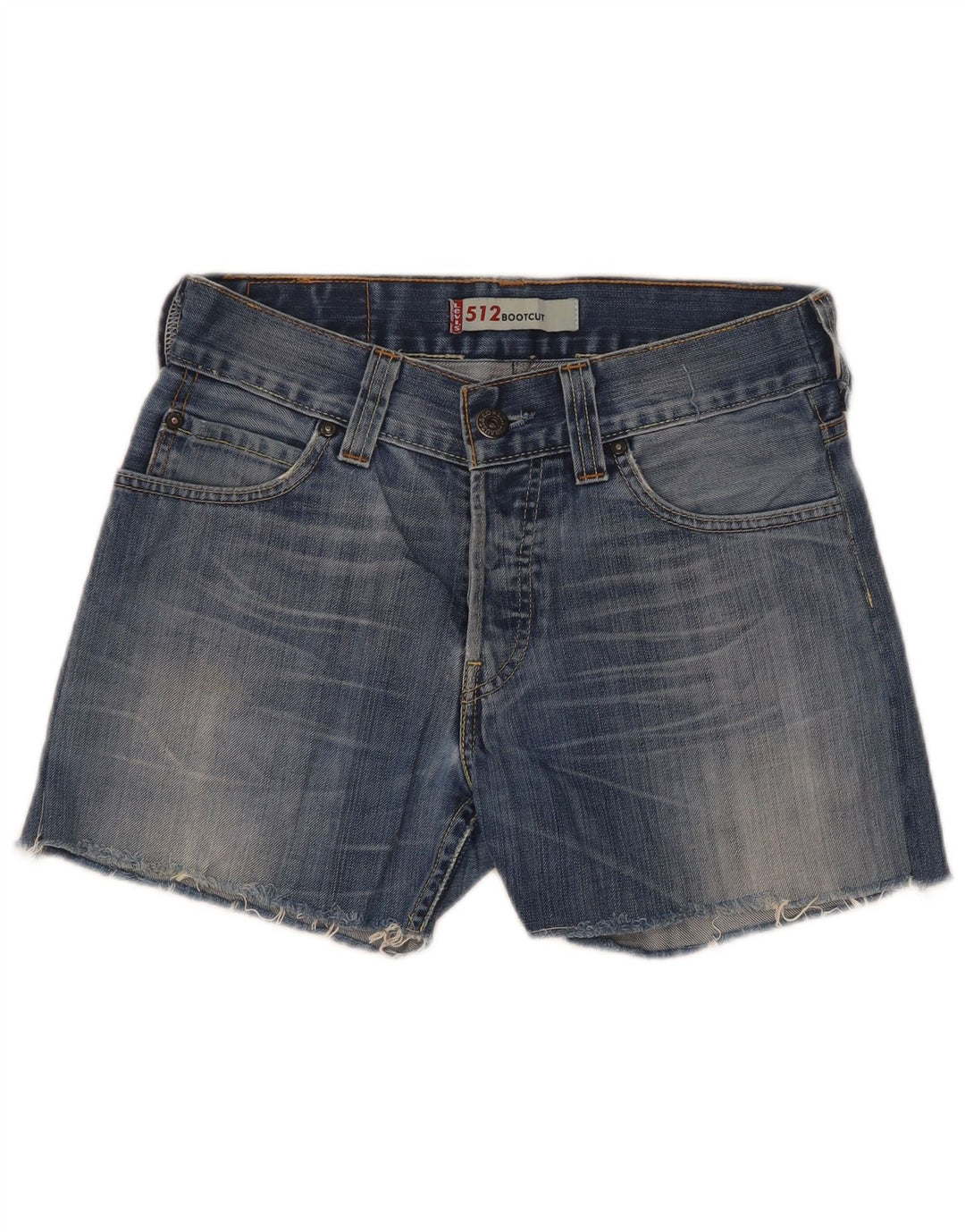 Pantaloncini di jeans Levi's 512 da uomo W30 blu medio