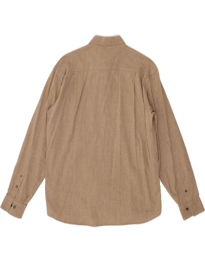 JOOP Mens Shirt Medium Brown Vintage Joop and Second-Hand Joop from Messina Hembry 