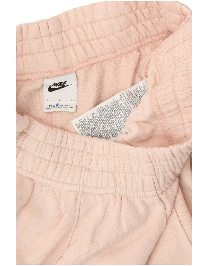 Pantaloni da tuta da donna NIKE Joggers UK 8 piccoli in cotone rosa