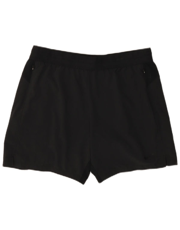 Pantaloncini sportivi NIKE Dri Fit da donna UK 18 XL poliestere nero