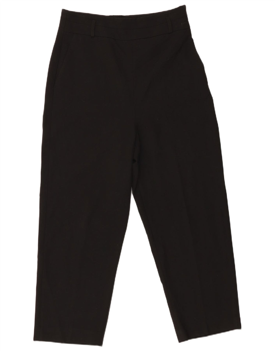 Pantaloni chino affusolati da donna Zara grandi W30 L26 poliestere nero