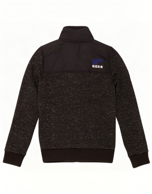 Giacca da tuta da uomo Superdry XS Acrilico chiazzato grigio