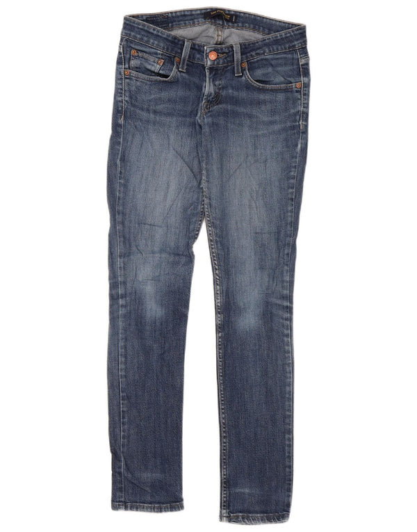 Levi's Donna 524 Jeans skinny super bassi W28 L30 Cotone blu