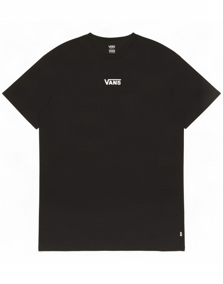 Vans T-shirt da uomo piccola piccola in cotone nero