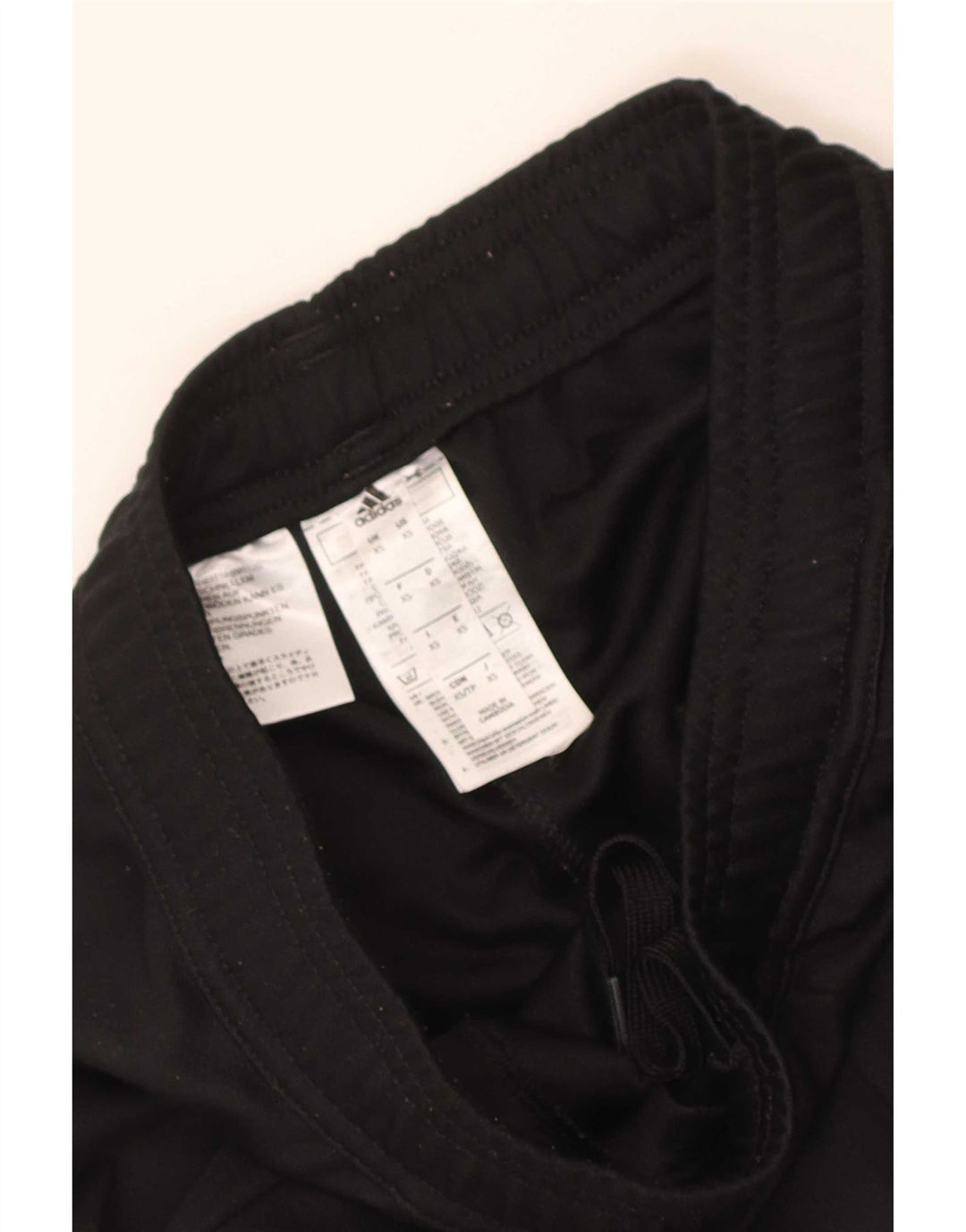 Pantaloni della tuta da donna Adidas UK 4 XS poliestere nero