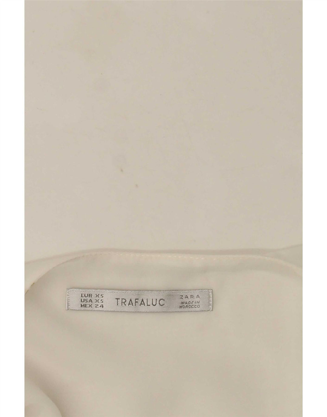 Top Zara Trafaluc Cami da donna UK 6 XS Bianco
