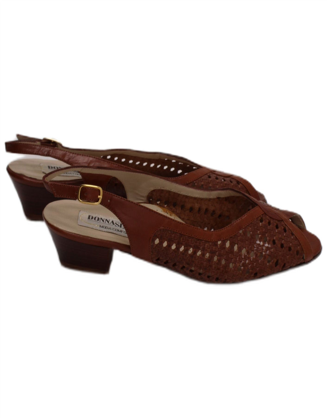 Donna Serena Sandali in pelle da donna Taglia UK 2.5 Pelle marrone