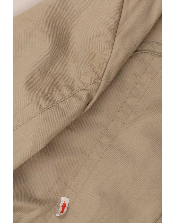 Trench da donna Zara UK 16 grande nylon beige