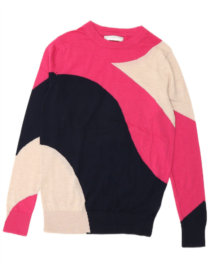 Maglione maglione girocollo da donna Marks & Spencer UK 6 XS multicolore