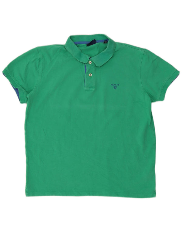 Polo Gant Bambino 15-16 Anni Large Verde Cotone