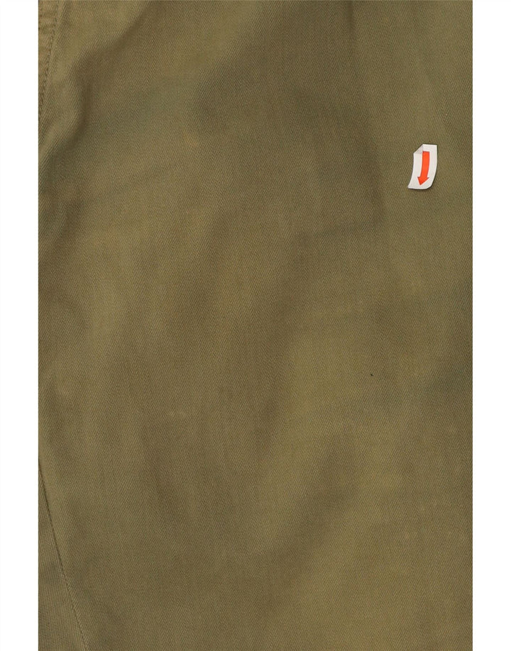 Pantaloncini chino da uomo SUPERDRY W36 grandi cotone kaki