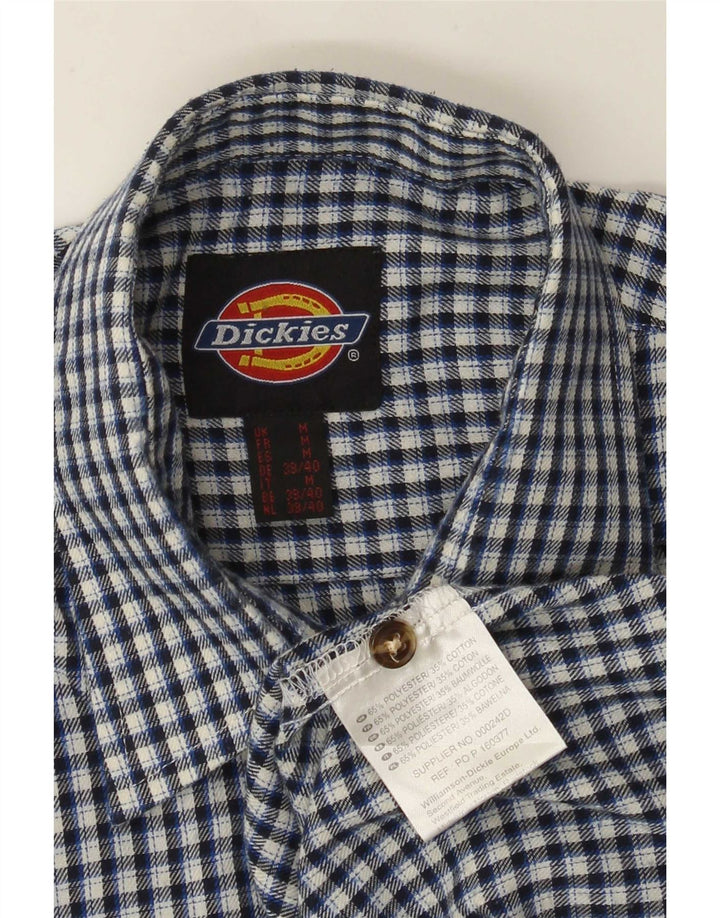 Camicia da uomo Dickies in poliestere a quadretti blu medio