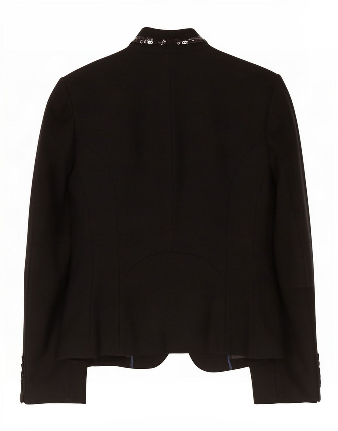 Giacca blazer da donna Edina Ronay UK 10 piccola lana nera