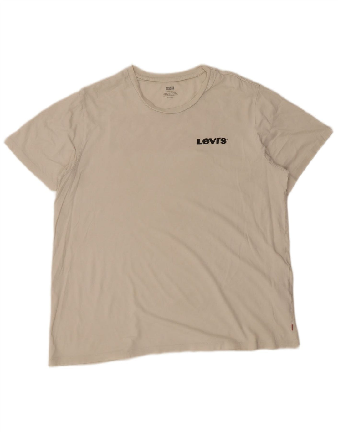 T-shirt grafica da uomo Levi's Top XL in cotone bianco