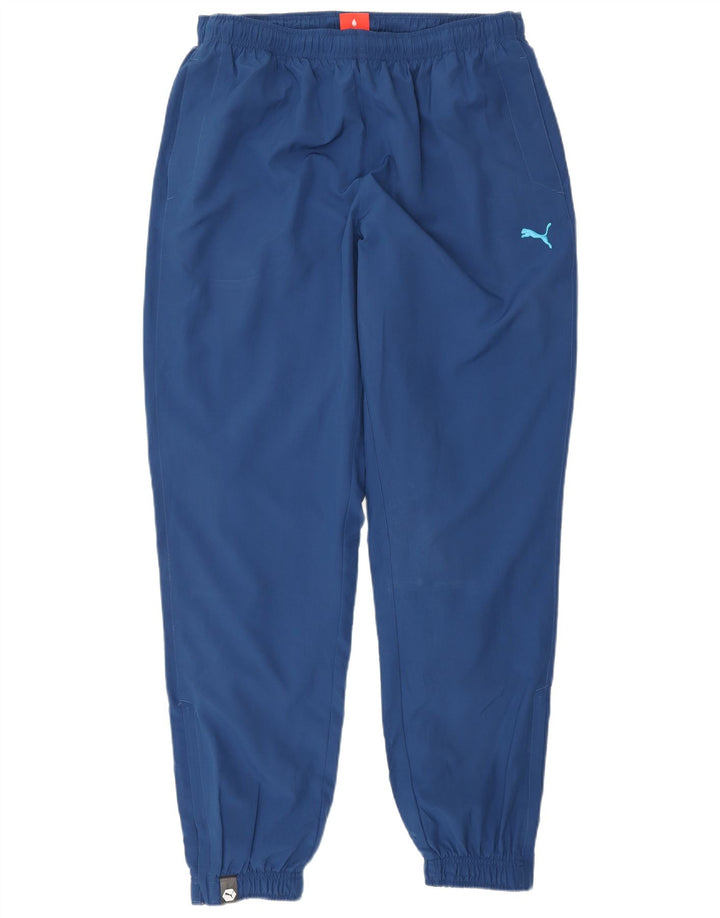 Puma Pantaloni da tuta con grafica da uomo Joggers Large Blu in poliestere