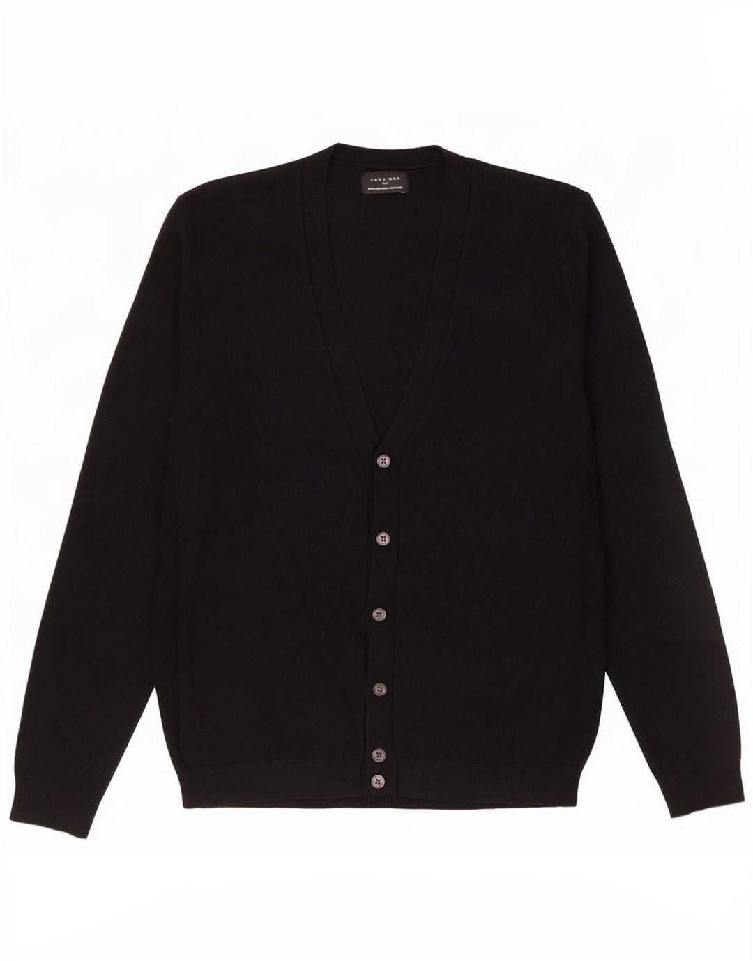 Maglione cardigan da uomo Zara medio nero