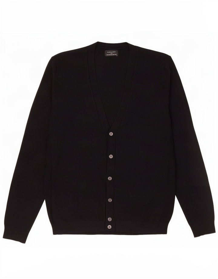 Maglione cardigan da uomo Zara medio nero