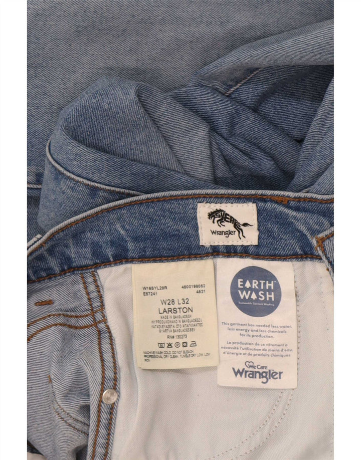 Jeans Wrangler Larston Slim da uomo W28 L32 in cotone blu