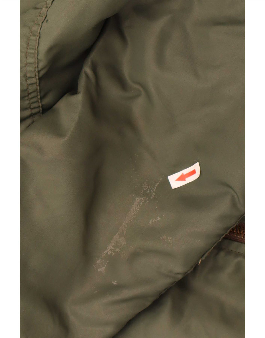 Giubbotto bomber da uomo Carrera UK 40 Large Khaki Colourblock in poliammide