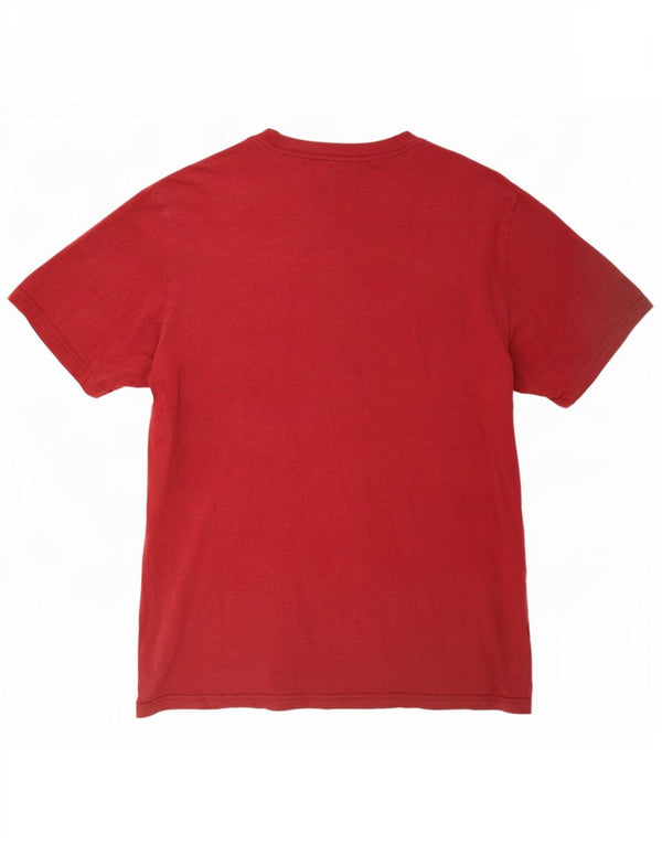 T-shirt da uomo Carhartt Top in cotone chiazzato rosso medio