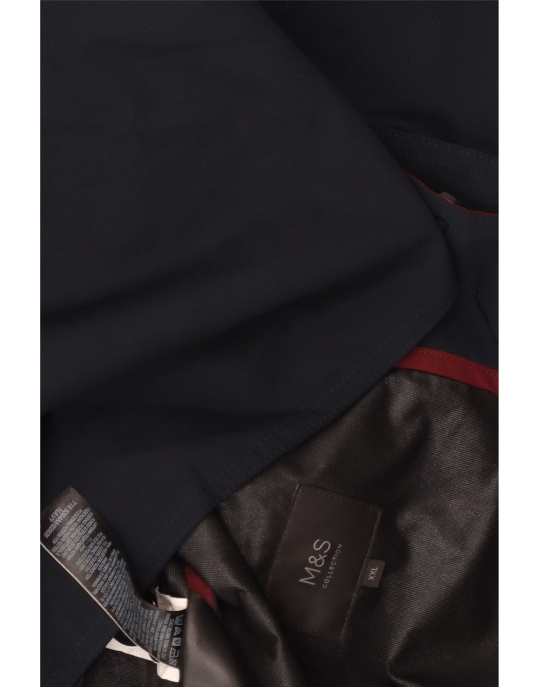 Cappotto da uomo Marks & Spencer UK 44 2XL Poliestere blu navy
