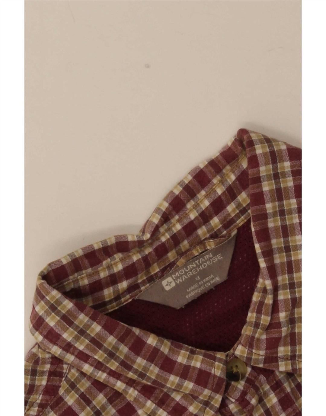 Camicia a maniche corte da uomo Mountain Warehouse a quadri multicolore medio