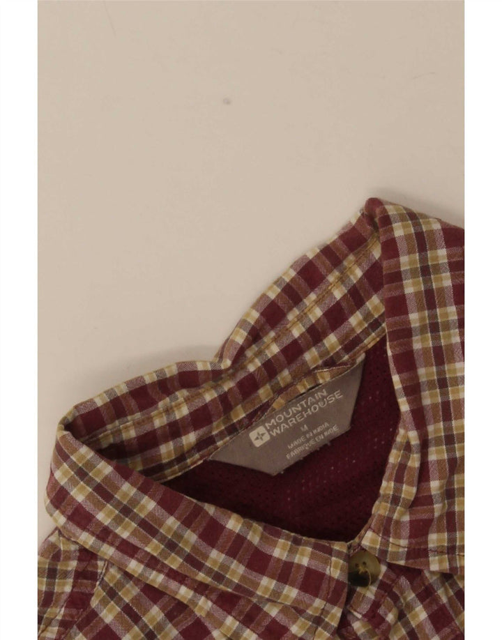 Camicia a maniche corte da uomo Mountain Warehouse a quadri multicolore medio