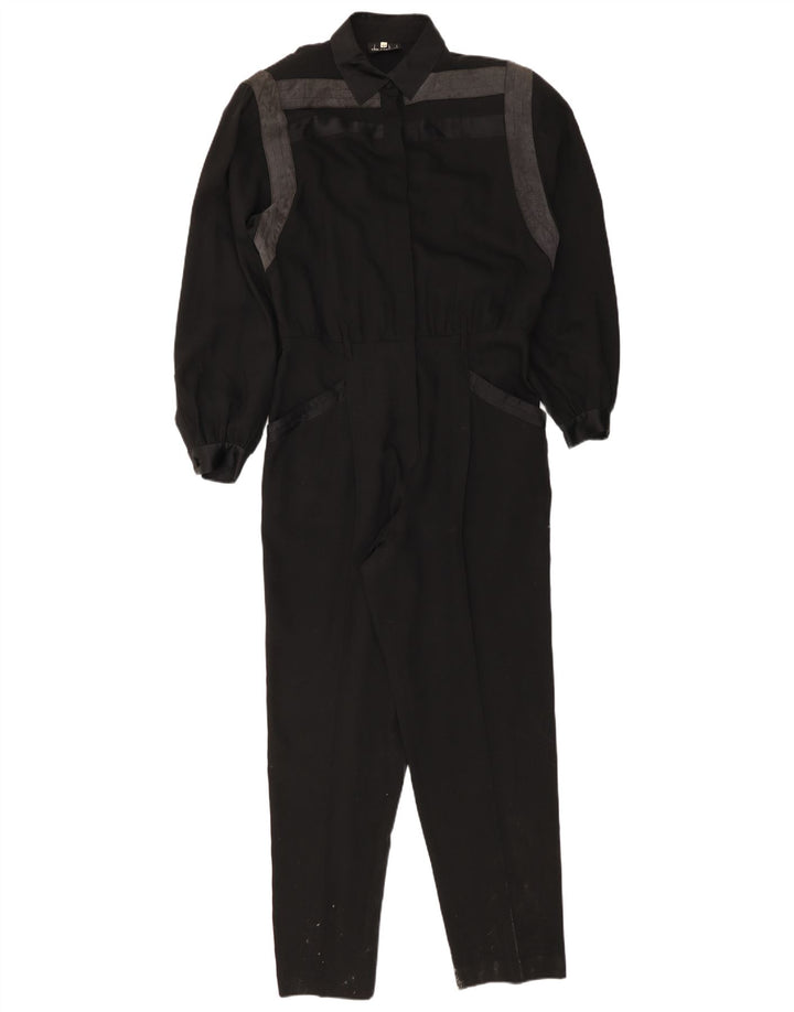 Tuta Donna Manica Lunga De Pietri IT 44 Medium Nero Colourblock