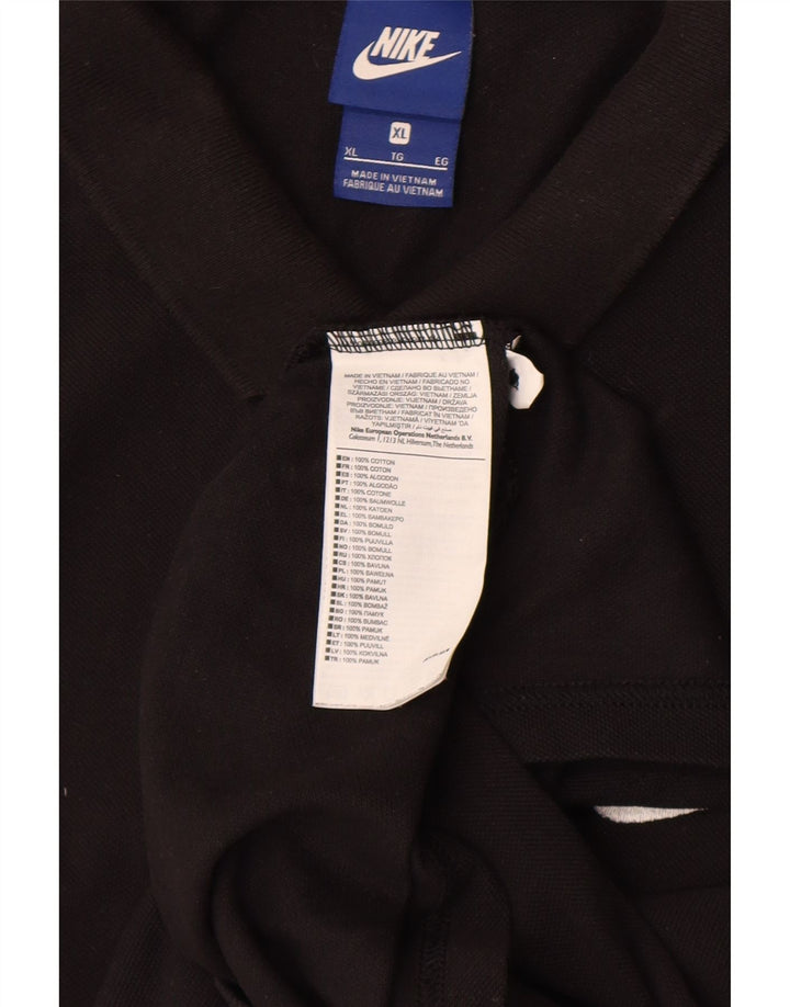 Polo Nike da uomo 2XL in cotone nero