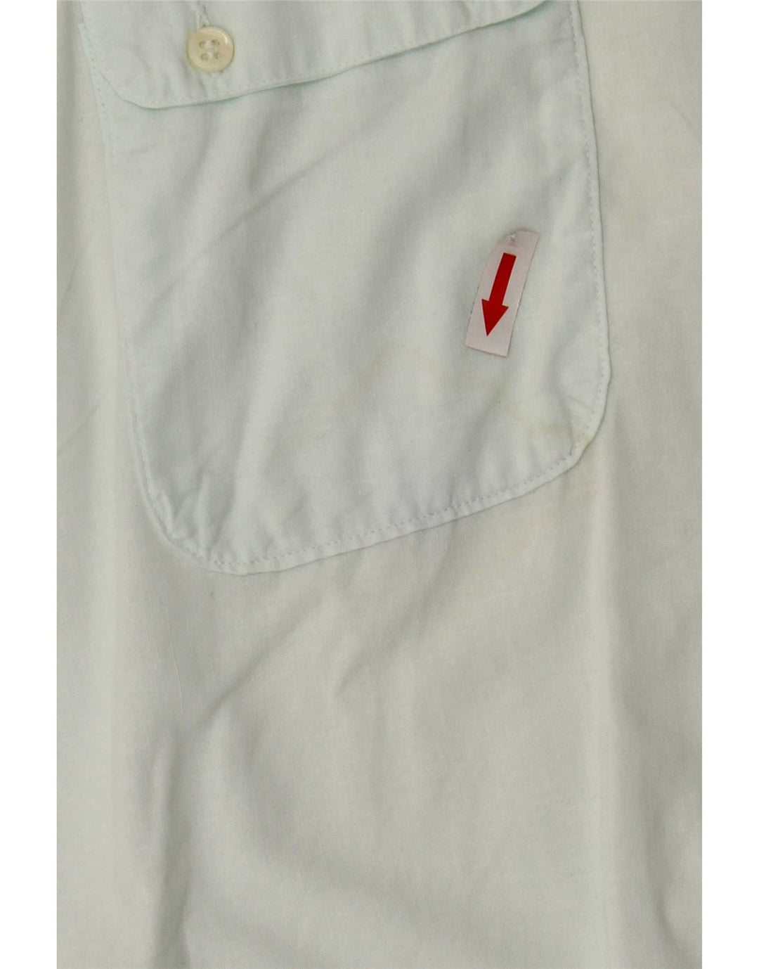Camicia pullover a maniche corte da uomo Wrangler in cotone turchese medio