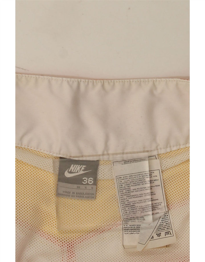 Pantaloncini da bagno con grafica Nike da uomo, grandi, in poliestere color block arancione