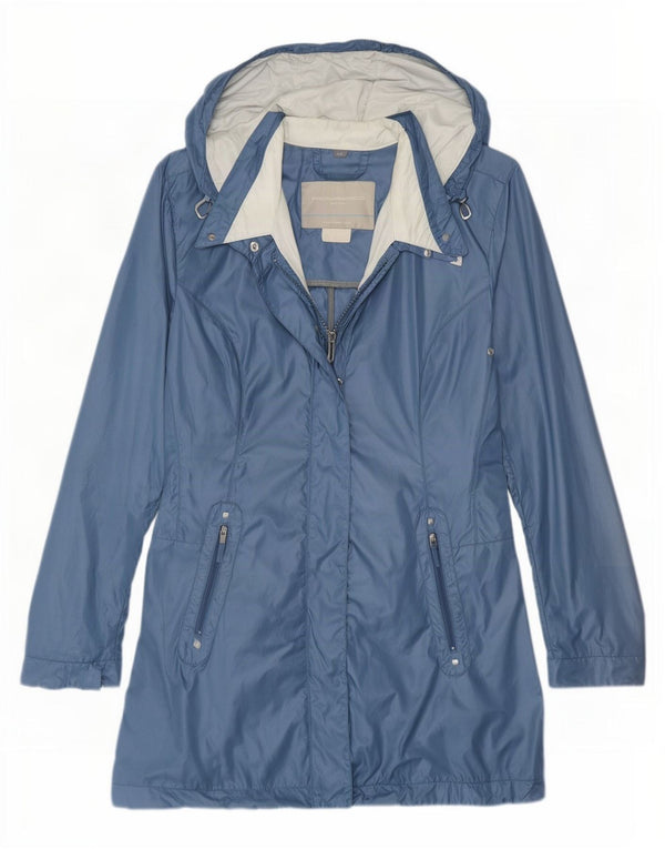 Impermeabile con cappuccio da donna PEUTEREY IT 46 Large Blu
