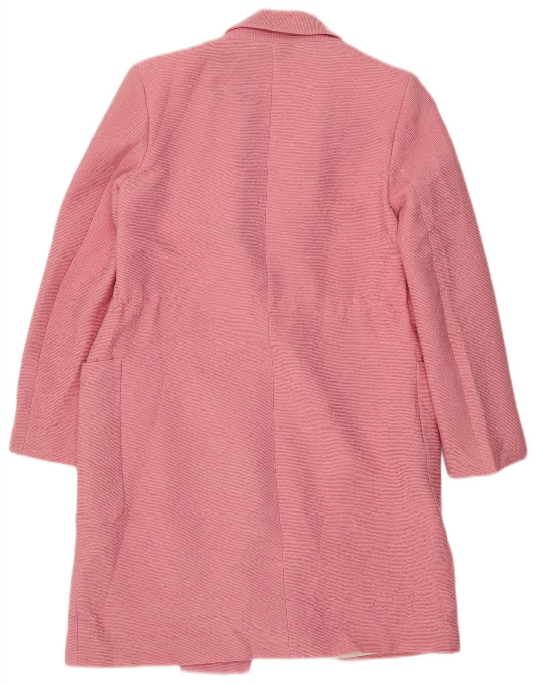Cappotto Zara Donna UK 10 Small Rosa Viscosa
