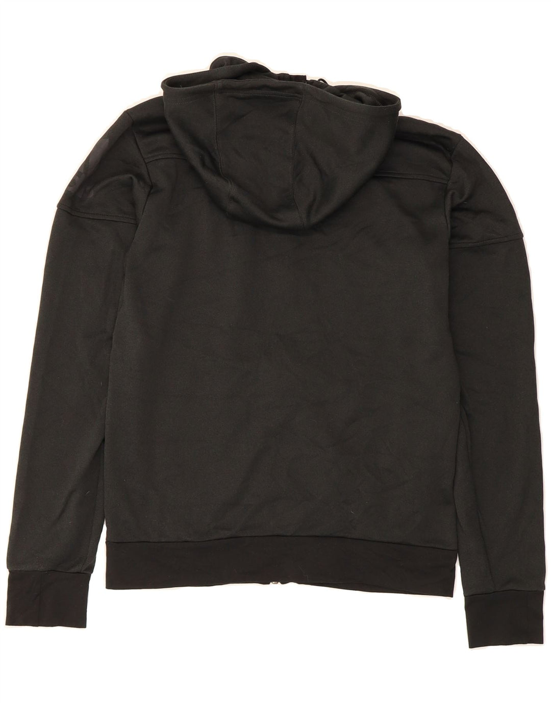 ADIDAS Mens Graphic Zip Hoodie Sweater Small Grey Polyester Vintage Adidas and Second-Hand Adidas from Messina Hembry 