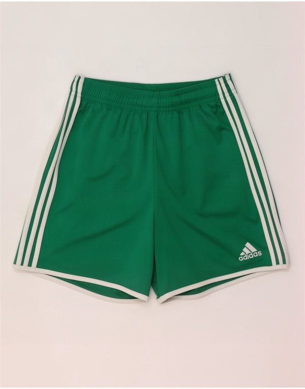 Pantaloncini sportivi Adidas Climalite da uomo di grandi dimensioni in poliestere verde