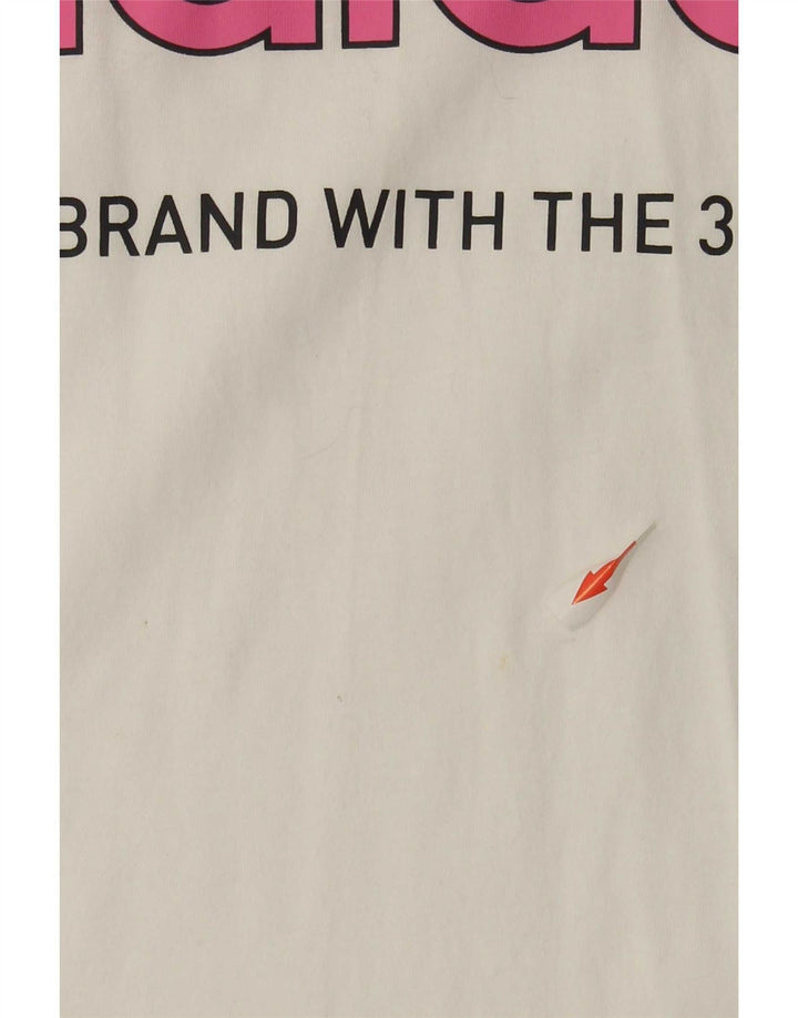 T-shirt grafica da uomo Adidas Top 2XL cotone bianco